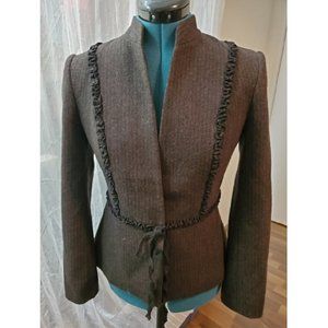 🔥LAST CHANCE🔥 Vintage Brown Wool Blazer